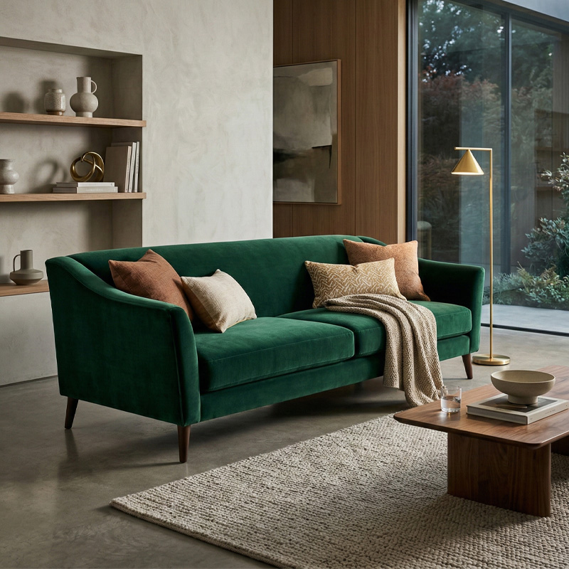 Барқыт диван матасы: сапа мен дизайн үшін ұсынылатын таңдау?