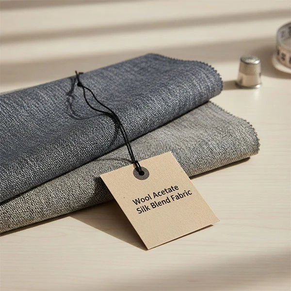 Жүн ацетаты жібек қоспасы